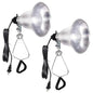 Simple Deluxe Clamp Light, 5.5 Inch Reflector, 2 Pack - color: Black Plastic Socket, size: 5.5 inch 2-Pack
