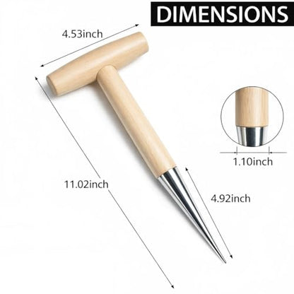 Garden Seed Dibber Planter Tool, Hand Bulb Hole Digger Tool