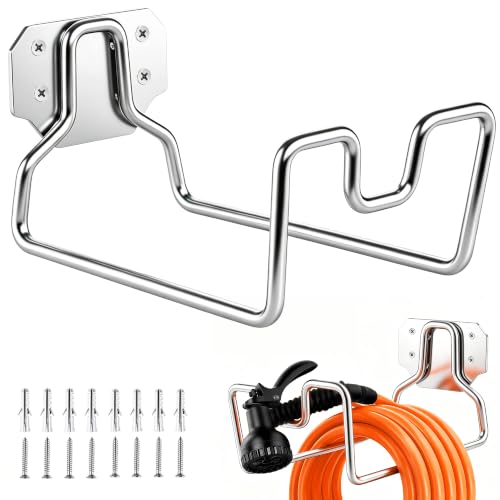 Joyfair Water Hose Holder, Metal Hose Holders for Outside Garden, 2PCS