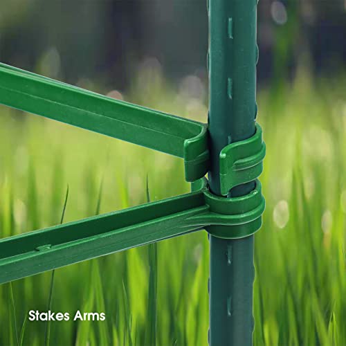NANOPRETTY Adjustable Garden Stakes Connectors for 0.78" Rods - size: Accessorie Kit-0.78 Inch