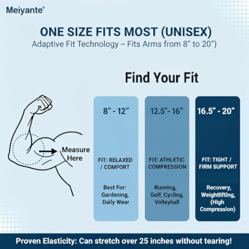 Cooling Arm Sleeves for Men & Women, UPF 50+ UV Protection - color: Black-palm