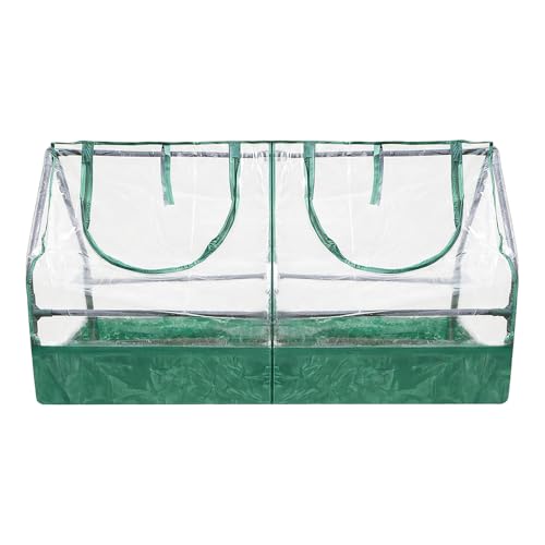 Garden Raised Bed and Cold Frame Greenhouse Cloche