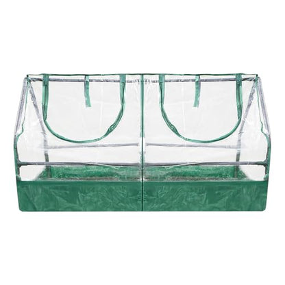 Garden Raised Bed and Cold Frame Greenhouse Cloche