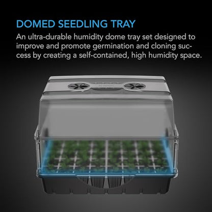 AC Infinity Humidity Dome, Heavy-Duty Germination Kit - size: Dome Kit