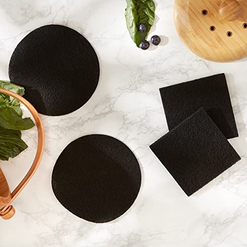 RSVP International Charcoal Compost Bin Filter 2-Piece Set Helps Keep Kitchen Smelling Fresh, Replacement - size: Filter Replacement, 2-Piece, 1-Gallon