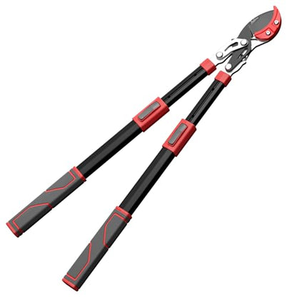 Extendable Loppers, SK5 Teflon-Coated Blades, Gear Drive