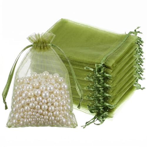 100 Pcs 4 x 6 Inch Fruit Protection Bags, Drawstring Mesh Netting Cover