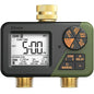 Diivoo Brass Hose Timer 2 Outlet, Sprinkler Timer for Garden Hose - size: 2 Zone