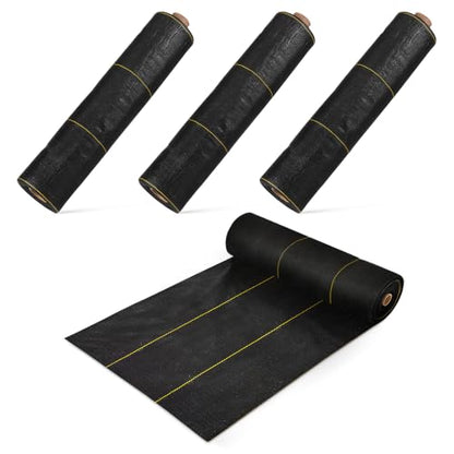 DeWitt Weed Barrier Fabric - 4 Pack - 3 x 300 ft - Plastic - size: 4 Pack, style: 3' x 300'
