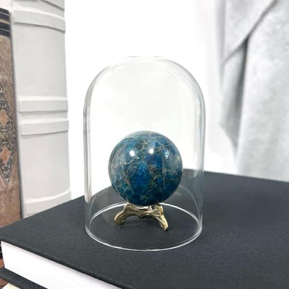 Plymor 3" x 4" Glass Display Dome Cloche (no Base) - color: No Base