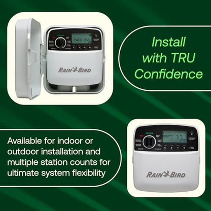 Rain Bird TRU6I Program-Based Indoor Irrigation Controller/Timer, WiFi Ready, 6-Zone/Station - style: Indoor