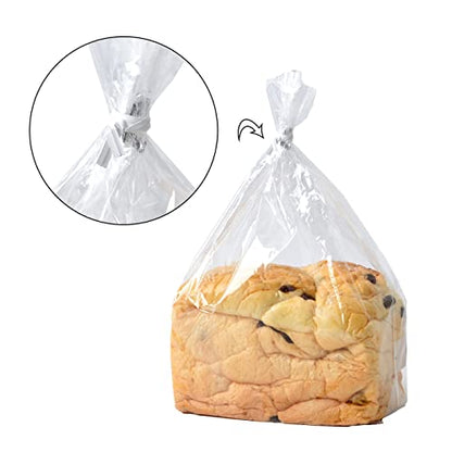DGTANGYIN 500 Pcs 5" White Paper Twist Ties, for Party Cello Candy Bread Coffee Bags Cake Pops - color: White