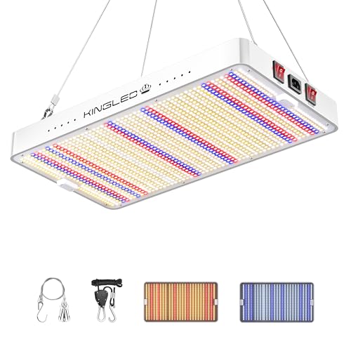 KingLED KP3000 Grow Light for Indoor Plants, Full Spectrum Plant Grow Light - size: KING3000