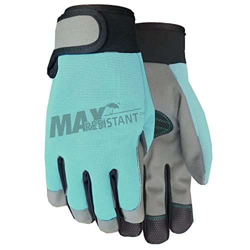Max Resistant Synthetic Leather Palm Garden Glove