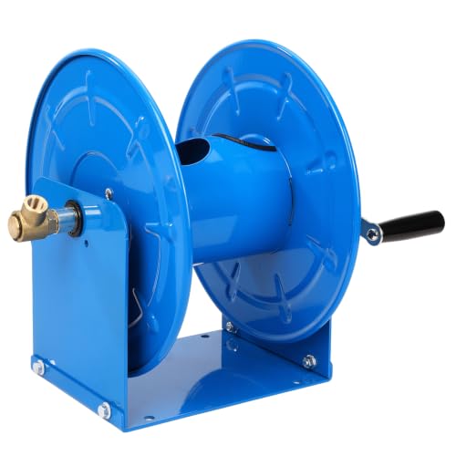150ft x 3/8" Pressure Washer Hose Reel Manual Crank Power Washer Hose Reel