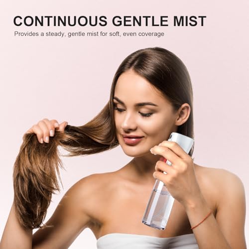 Continuous Spray Bottle for Hair, Ultra Fine Mist Sprayer, 2 Pack