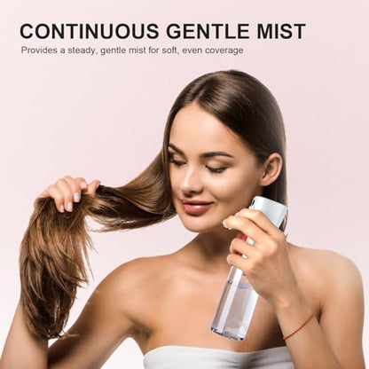 Continuous Spray Bottle for Hair, Ultra Fine Mist Sprayer, 2 Pack