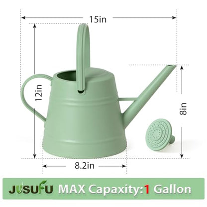 1 Gallon Watering Can for Plants - color: Green