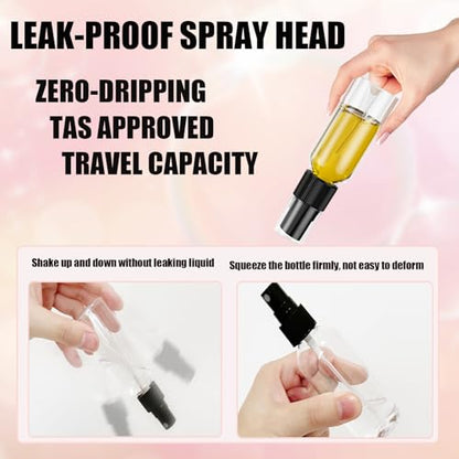 100Pack 2oz Spray Bottles 60ml Small Spray Bottle Bulk Fine Mist Sprayer - color: Clear, size: 2oz-100PCS