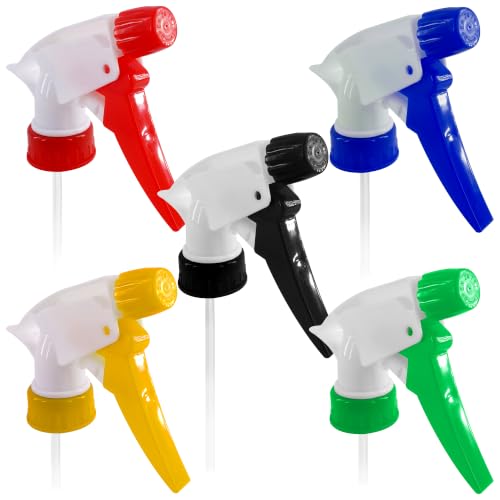 Spray Bottle Nozzle Replacement, 5 Pcs, 8-32oz Bottles (Multicolor) - color: 6 Pcs Multicolor v2