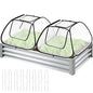 2 Pack Garden Covers for 6x3ft Raised Beds