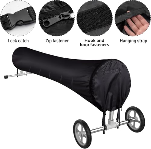 Swimming Pool Solar Reel Cover, 20 FT Winter Reel Blanket Covers - color: 20FT