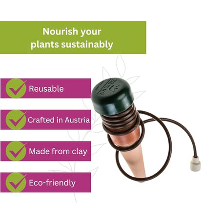 Blumat Classic Self-Watering Stakes - Prevents Overwatering and Underwatering for Healthy Growth While You are Away - Ideal for Indoor Plant Watering, 15 Pack, wo Adapter - size: 15 Pack without Adapter