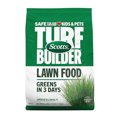 Scotts Turf Builder Lawn Food, 15.8 lbs. - size: 5,000 sq. ft.