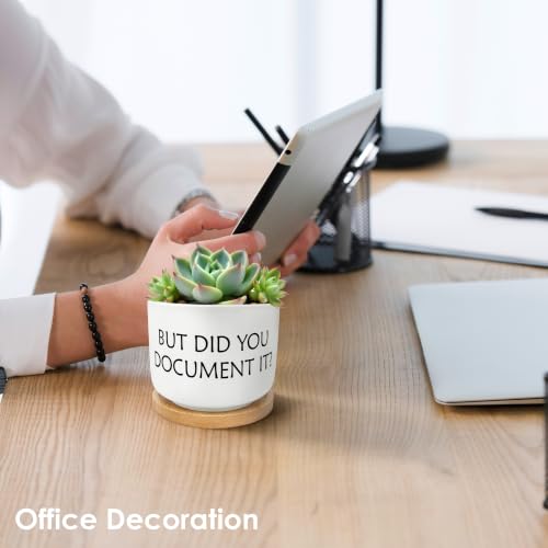 But Did You Document It Funny Plant Pots Succulent Planters - color: Style a -L