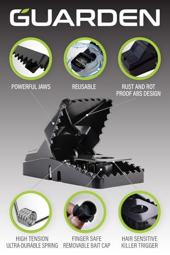 Rat Trap Six Pack - Powerful Reusable Traps for a Quick Kill Indoor or Out - size: 6 Pack Rat Traps