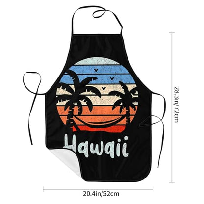 Waterproof Apron with Pockets - color: Orange