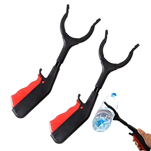 Grabber Tool, 2‑Pack 11.8 Inch Short Grabber Reacher Tool