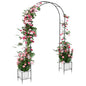 Heavy Duty Garden Arch Trellis for Climbing Plants Metal Garden Arbors