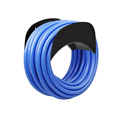 Gardzen 2-Pack Heavy Duty Hose Hanger Wall Mount Black - size: Black - 2 Pack
