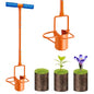 glorousamc Bulb Planter, Weeder, Sod Plugger, Flower Planting, Soil Sampler-5-IN-1 Lawn Tool and Garden Tool - Enhanced Bottom Edge for Easier Penetration, 33.5 Inch（A）
