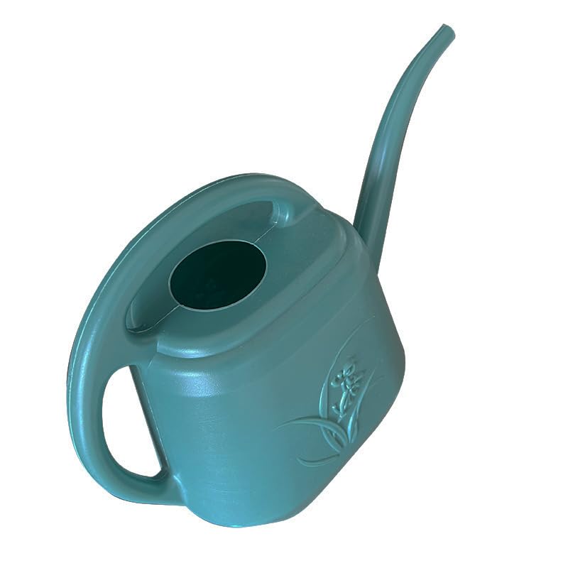 Plant Watering Can - 1 Gallon - Green - with Long Spout for Indoor and Outdoor Plant Garden - color: Green