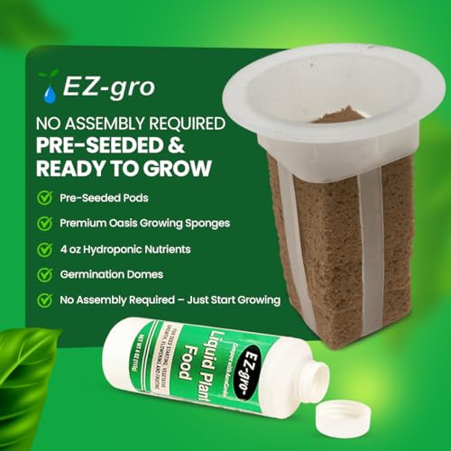 EZ-GRO Mixed Romaine Seeds Pod Kit (3) Compatible with Aerogarden Pods - size: 3 Pod