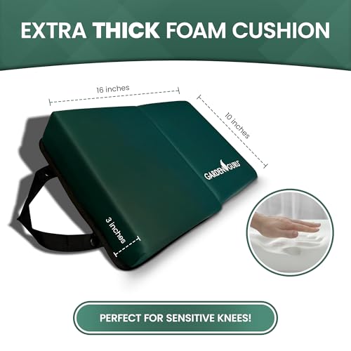 GARDEN GURU Extra Thick Gardening Kneeling Kneeler Pad – Ultra Soft Foam Cushion Padding for Knee – Water Resistant - Garden Kneeler Mat for Yard Work, Cleaning, Household Chores, and Roofing (4 Pack) - size: 4 Pack, style: Kneeler Pad