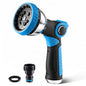 Garden Hose Nozzle High Pressure Leak Proof Spray Water Hose Nozzle Sprayer (Blue) - color: Blue