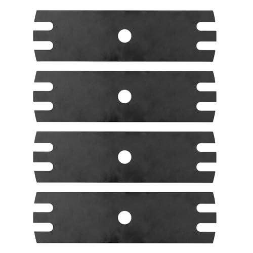 4 Pack Replacement OEM-781-0080 Edger Blade for MTD 781-0080 781-0080-0637 787-01503 for 500 and 600 Series Edgers Lawn Mower Models (5/8" Center Hole x 9" Length x 2-1/2" Width)