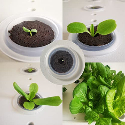 Grow Sponges 100 Pack, Hydroponics Sponge Compatible with Aerogarden, iDOO