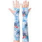 YPHCDO Gardening Sleeves for Women Sun Protection Cooling Arm Sleeves - color: Blue Dragonfly