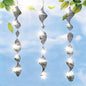 CHONOVO 9 Discs 3 Pcs Bird Deterrents for Outside, Bird Repellent Device - size: 9 Discs 3 Pcs