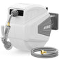 Ayleid Retractable Garden Hose Reel, 1/2"x100ft Wall Mount - color: Light Gray, size: 100FT