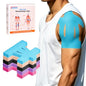 Precut Kinesiology Tape for Shoulder, 10 Pcs, Blue - color: Blue, size: 10 Pcs
