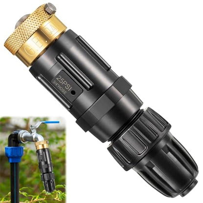 1 PC 25PSI Drip Irrigation Faucet Adapter Kit 1/2" Tubing to 3/4" Faucet