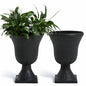 Worth 22'' Tall Urn Planters for Outdoor Plants Set of 2, Large Flower Pots - color: Black