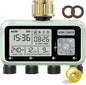Watering Timer 4 Zone with with Brass Inlet, Sprinkler Timer 4 Outlet - style: 4 Outlets with Brass Inlet