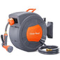 GAOMON Retractable Garden Hose Reel, Water Hose Reel 1/2 in x 100 ft - size: 100FT