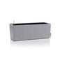 Lechuza BALCONERA Stone 50 Stone Grey, Self-Watering Window Box (Railing Planter), H7.5 L19.7 W7.5 in - color: Gray, style: 50
